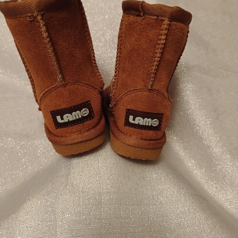 Lamo Tan Suede Ankle Boots